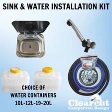 Campervan sink with 12v - campervan,