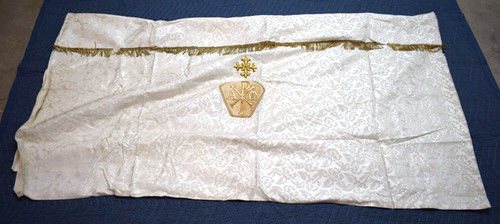 Used white gold altar - used, frontal