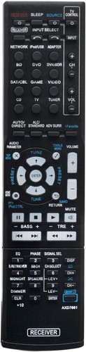 Replaced remote axd7661 fit - replaced,