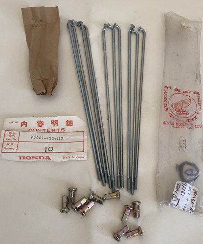 Honda spokes nipples - nipples, x