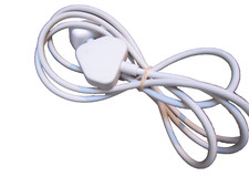 Genuine Apple Mac Macbook  Mains Power Extension Charger Lead Cable UK Plug