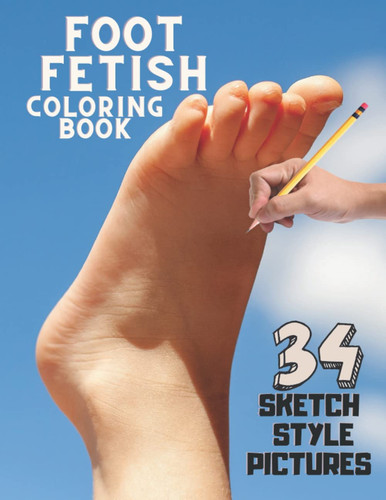 Foot fetish coloring book - foot,