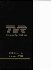 TVR  range Price List (280i