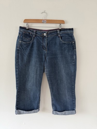 Vintage y2k denim capri pants - capri,