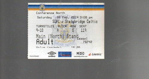 Used ticket stockport - used,