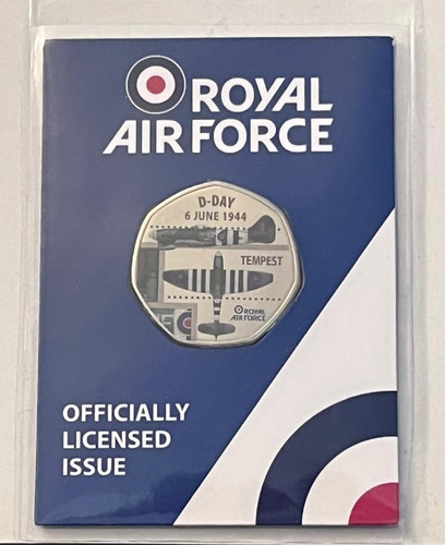 Royal air force 50p shape - royal,