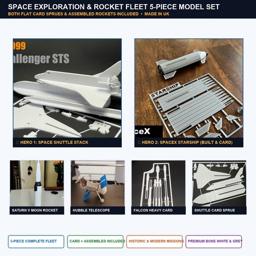Space exploration rocket fleet - space,