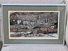 Framed Norman Wade Limited Edition Print Durham 2 Signed & Dated 1974