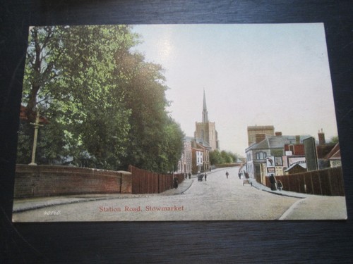 Postcard station road - station,
