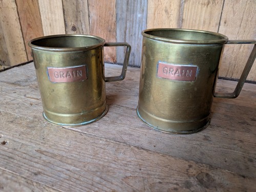 Antique brass copper grain - antique,