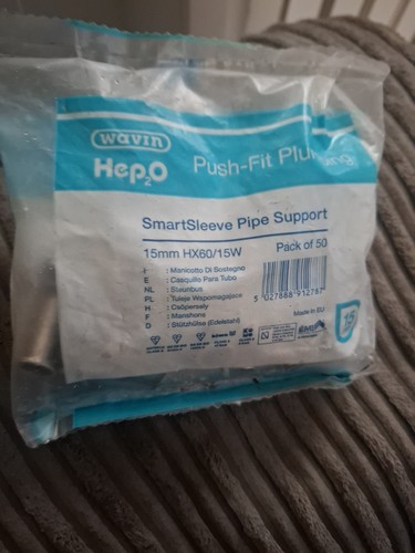 Hep2o smartsleeve 15mm pipe - 15mm,