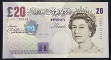 Old Twenty £20 Pound Note