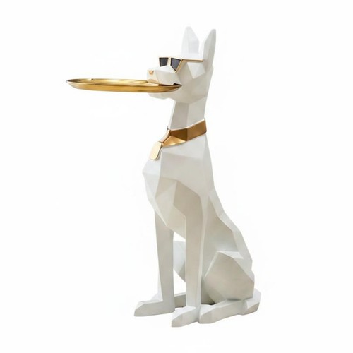 Doberman statue light luxury - doberman,