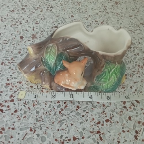 Hornsea fauna ceramic deer - fauna, log