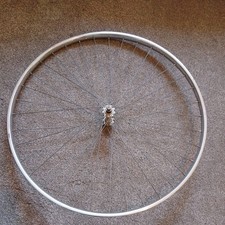 Vintage 27 x 1 1/4 Chrome Front Wheel 