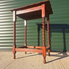 Vintage Solid Oak Barley Twist