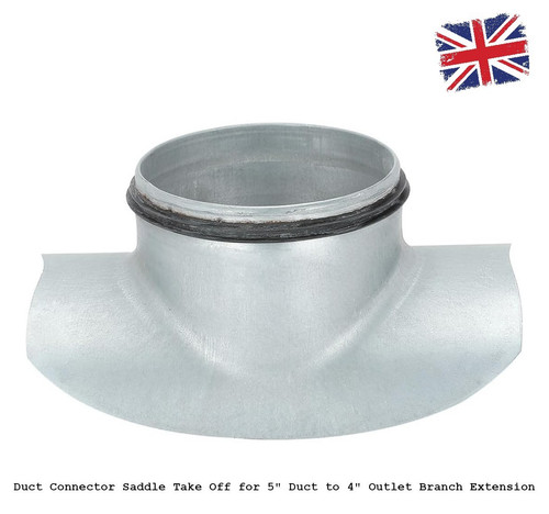 Duct connector saddle take - duct,