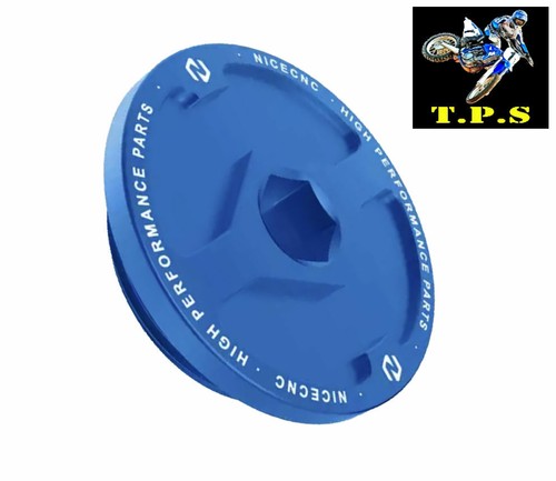 Blue stator cover plug - blue,