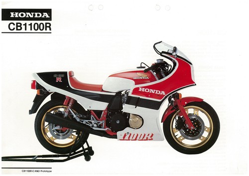 Honda brochure cb1100r - honda, 1982