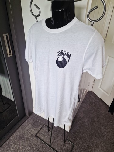 Stussy men white - men's, t-shirt