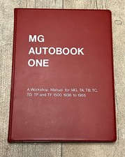 MG AUTOBOOK ONE WORKSHOP