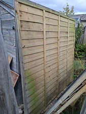 3 6ft X 6ft Used Fence Panels