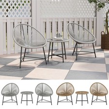Garden Bistro Set, Rattan
