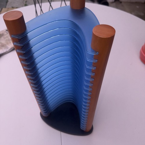 Small blue retro tower - blue, rack