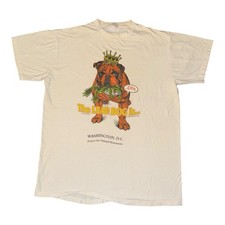 Vintage Single Stitch T Shirt Size XL 90s Lead Dog Is The King Budweiser Parody