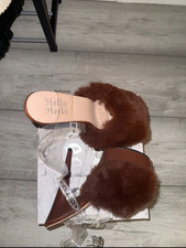 6” Faux Fur Hella Heels Only Worn Once