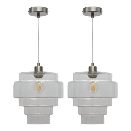 Set modern tier glass - set,