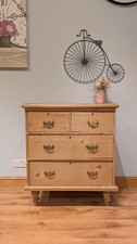 Antique Pine Vintage Victorian Chest of Drawers
