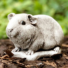 Lovely guinea pig figurine Concrete animal statue Home garden ornament Stone pet
