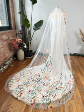 Embroidered Lace Floral Bridal