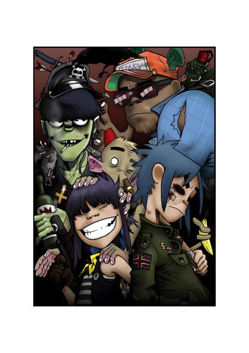 Gorillaz music prints