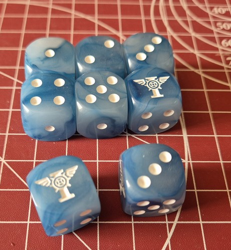 Imperial navy dice set - d6,