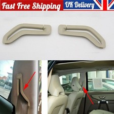 Pair Grey Seat Belt B-pillar