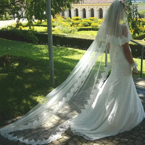 Wedding veil two - wedding, lace