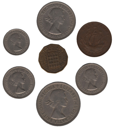 1953 elizabeth coins - elizabeth,