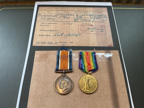 Ww1 pair 1302 pte henry - pair,