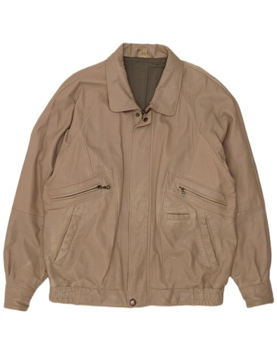 Vintage mens leather jacket - jacket, uk