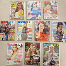 Teen Vogue Magazine Lot Miley