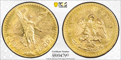 Mexico 1929 peso - mexico, 50