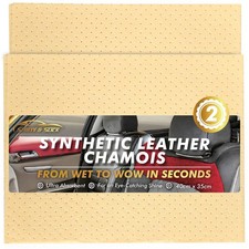 2pk synthetic chamois leather - 2pk,