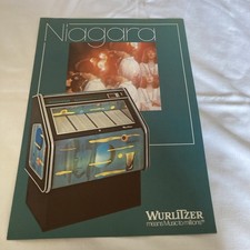Wurlitzer  Niagara Juke Box Advert / Flyer Original - A4