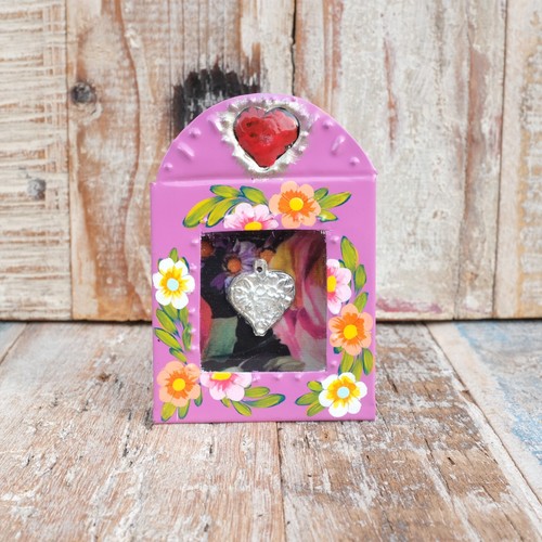 Folk art tin nicho - art,