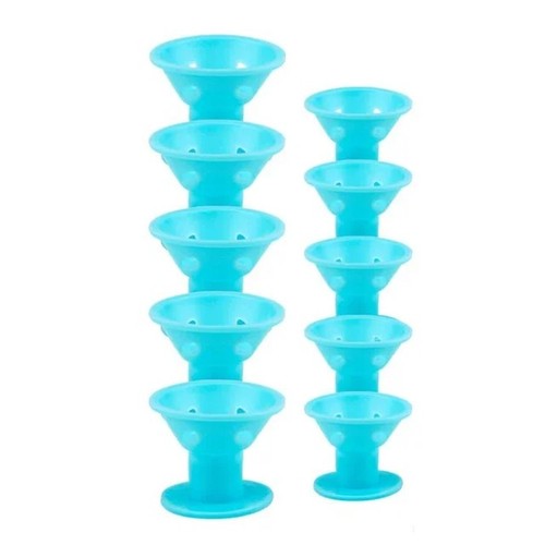 10pcs flexible hair curling - flexible,