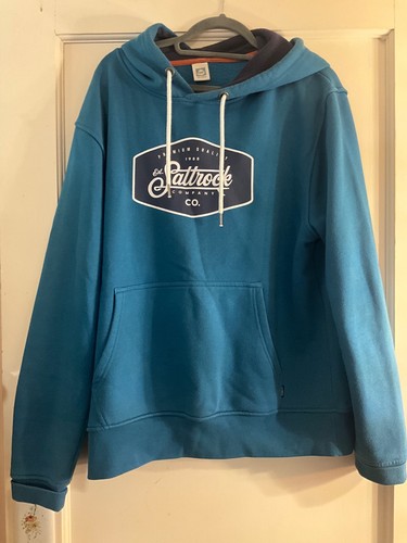 Saltrock mens blue hoodie - , size