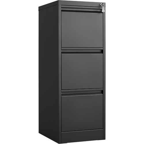 Drawer file cabinet lock - 3, w/