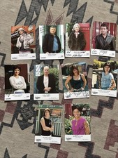 Eastenders Signed Cast Cards Slater Family BBC Soap Opera Genuine Signed